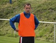Michal Kalík při rozvičce Michal Kalík při rozvičce